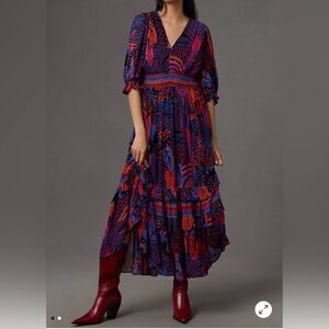 Elegant Multicolor Maxi Dress- Farm Rio